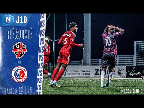 J10 I FC Borgo – LB Châteauroux (2-1) le résumé | National FFF 2022-2023