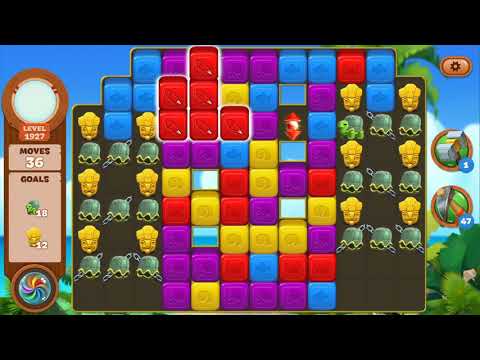 Lost Island Blast Adventure Level 1927 NO BOOSTERS - A S GAMING ✔️