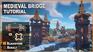 Minecraft: How to build a Medieval Bridge | Simple Tutorial