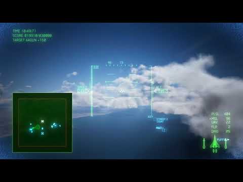 Ace Combat 7: SP01 Mission - Unexpected Visitor  (Ace Difficulty Rank S, ADF-11F Raven)