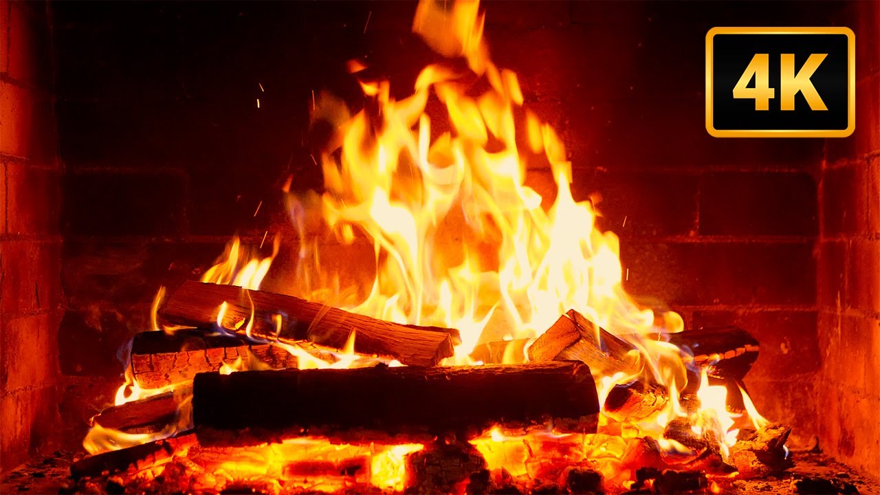 🎄Smooth Christmas Jazz Music Fireplace 4K🔥Best Christmas Jazz Atmosphere with Crackling Fire Sounds