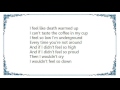 Joe Jackson - When You're Not Around Lyrics