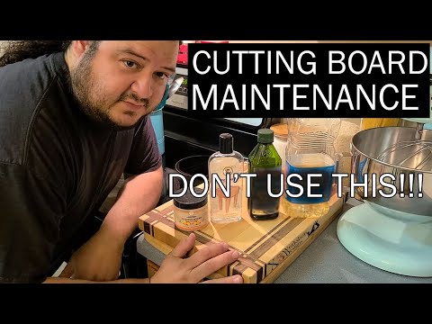 X3WD - Cutting Board Maintenance 101
