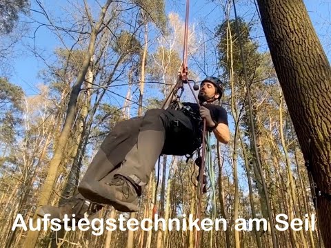 Aufstiegstechniken am Seil
