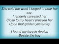 Bing Crosby - Avalon Lyrics