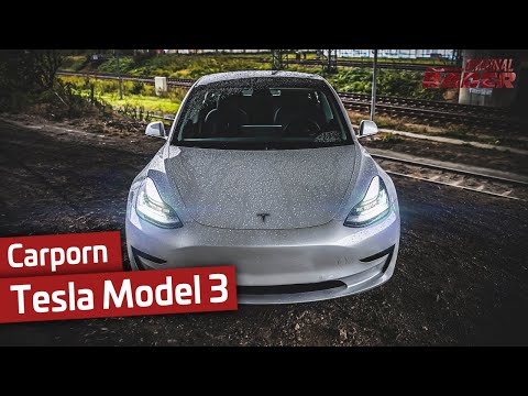 Tesla Model 3 mit Aero Felgen | 2020 Carporn | Original Räder