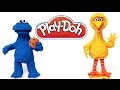 Sesame Street Play Doh characters Cookie Monster & Big Bird