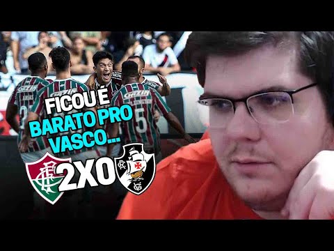 CASIMIRO REAGE: FLUMINENSE 2X0 VASCO PELO CARIOCÃO 2022 | Cortes do Casimito