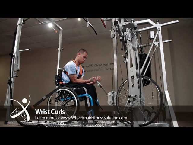 Wheelchair Fitness Solution | Exercise: Wrist Curls (20 of 40)