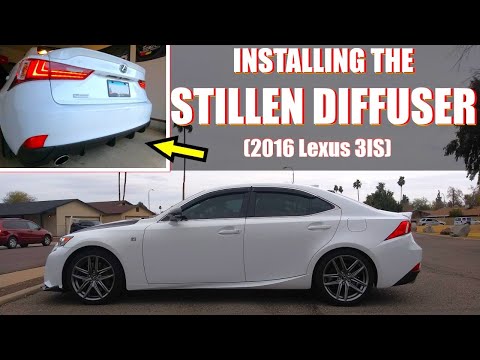 DIFFUSER INSTALL on my 3IS (2016 Lexus IS Mods)