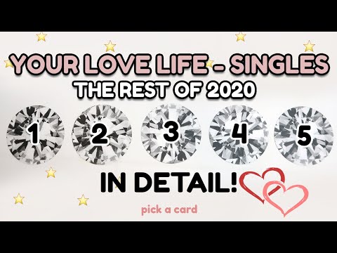🔮♥️PICK A CARD♥️🔮 | SINGLES - LOVE LIFE REST OF 2020 - IN DETAIL!