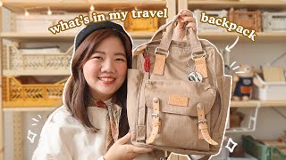 What’s in my Travel Backpack for Japan 🇯🇵 | Abbey Sy