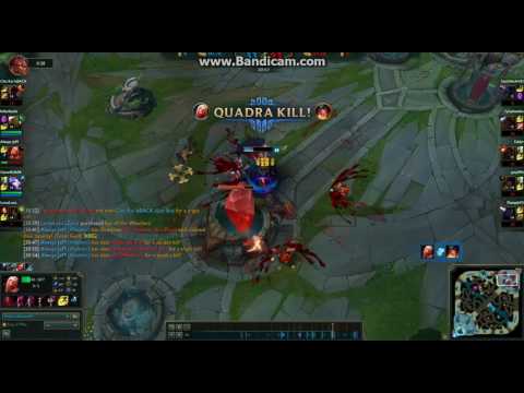 League of Legends Vladimir pentakill 1v5 feat: Game4life04