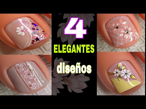 4 DISEÑOS DE UÑAS SENCILLOS Y ELEGANTES #uñasdecoradas