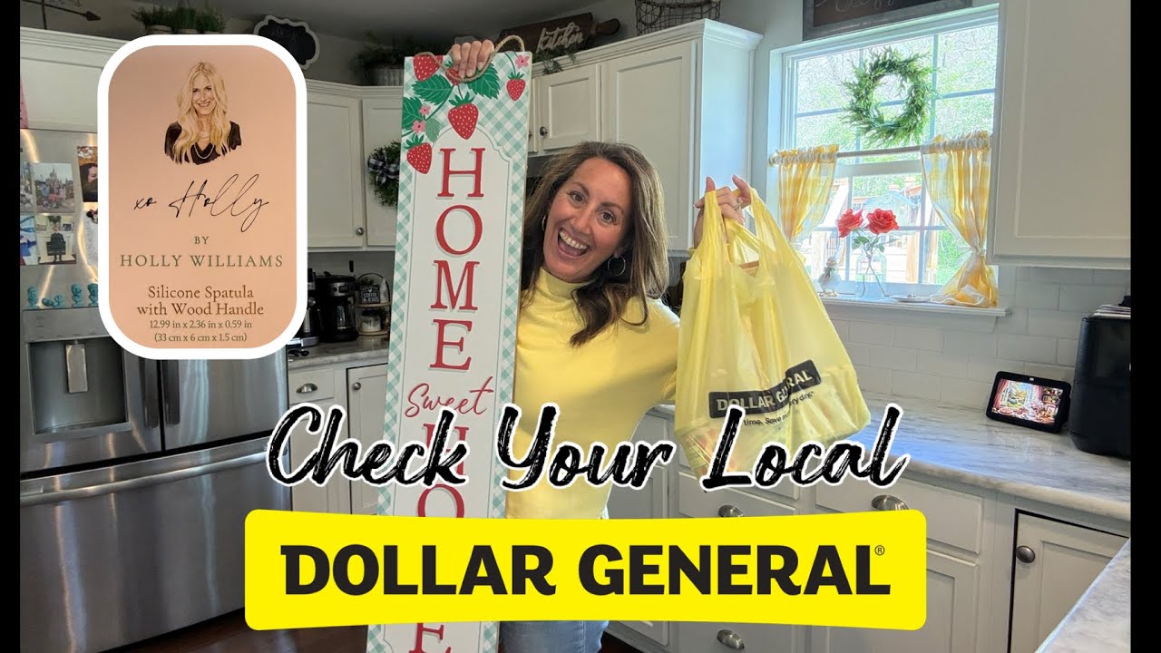 DOLLAR GENERAL HAUL | Sweet Summer Decor & New Designer Holly Williams Collection | Small Shop W/Me 