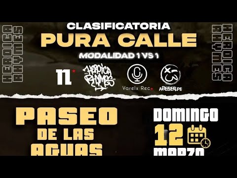 REJAS VS FALIAL/4tos - Clasificatorias Regional Pura Calle Tacna 12-03