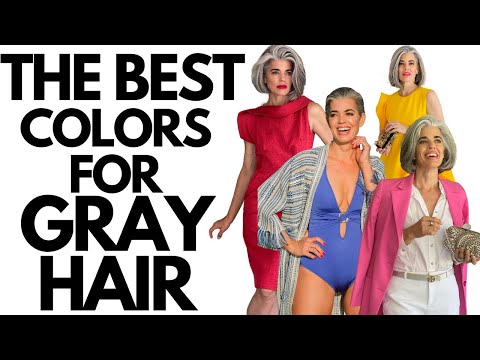 The Best Colors For Gray Hair 🎨 Fashion & Style Combinations (Choosing Colors - A Basics Guide)