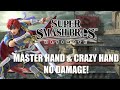 Roy DESTROYS Master Hand And Crazy Hand NO DAMAGE 9 9 INTENSITY Super Smash Bros Ultimate