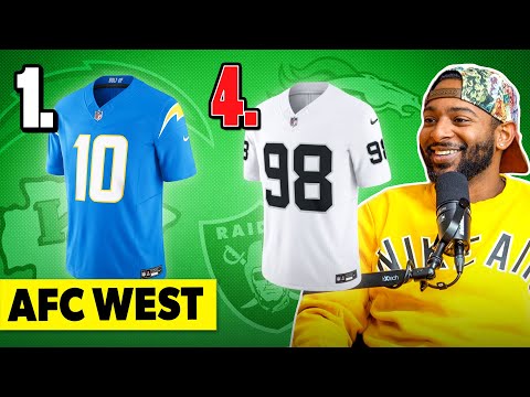 We Ranked The Top 5 Jerseys In Every NFL Division