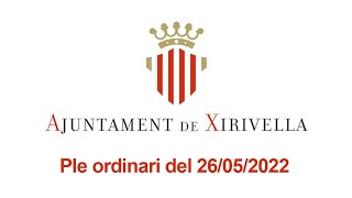 Ple ordinari 26/05/2022