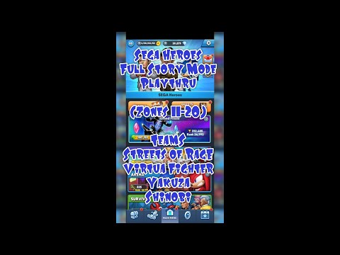 Sega Heroes - Full Story Mode Playthru (Zones 11-20)