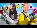 Jynxzi Moist Cr1tikal 2v2 Vs EVERY Rank Rainbow Six Siege