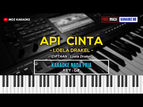 API CINTA - NADA PRIA | FREE MIDI | KARAOKE POP MANADO | KARAOKE HD | MOZ KARAOKE