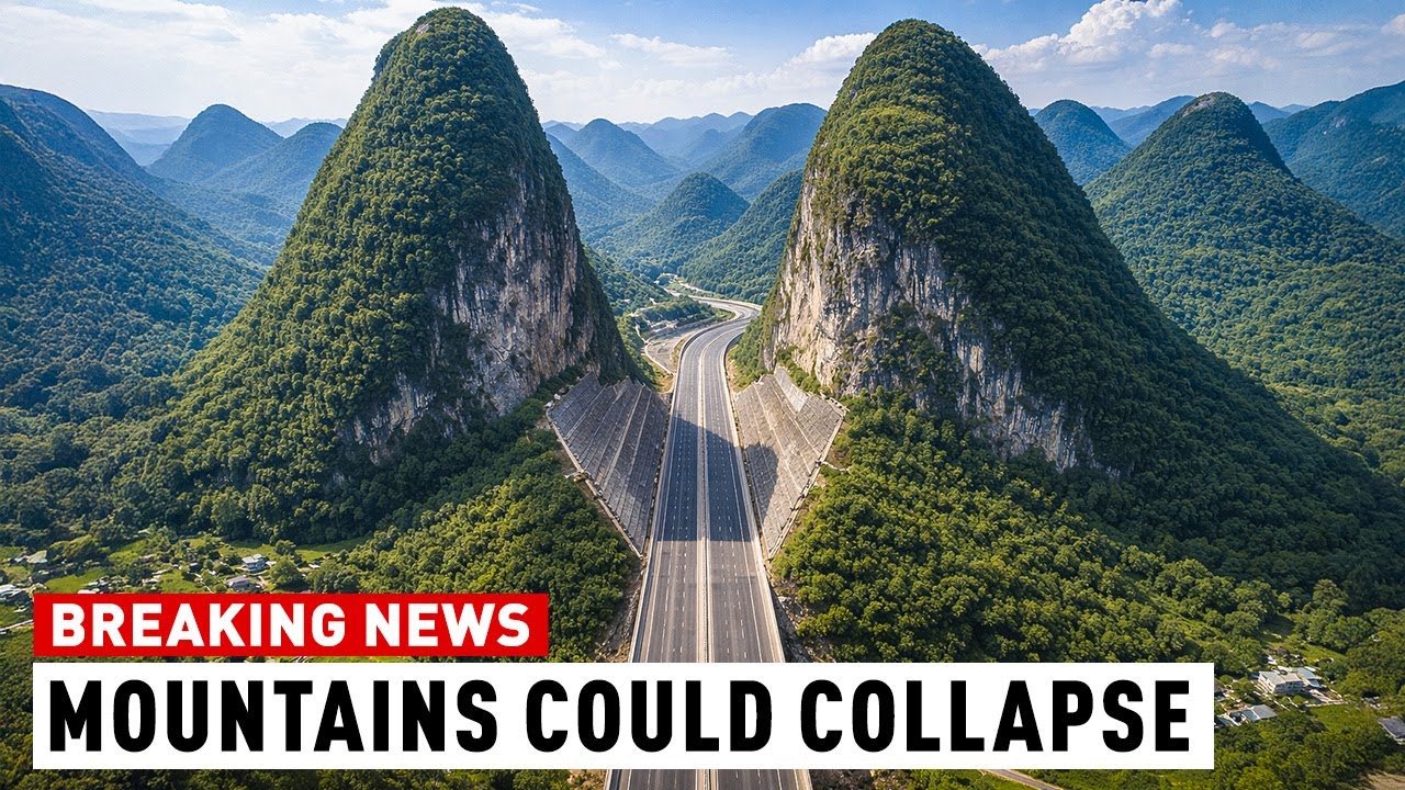 China Splits Mountain for Huajiang Bridge — Could Trigger Deadly Landslides