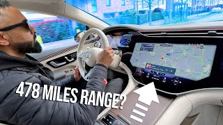 Driving the Mercedes EQS - Luxury All-Electric