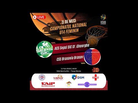 CAMPIONATUL NATIONAL U14F - TURNEUL SEMIFINAL: ACS SEPSI SIC SFANTU GHEORGHE vs. CSS BRASOVIA