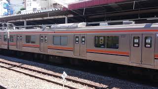 JR205系5000番台武蔵野線新秋津駅到着・発車シーン2019年4月（M6編成）【4K・スマホ撮影Xperia XZ2 Premium SOV38】