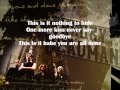 All or Nothing - Theory of a Deadman (lyrics) 