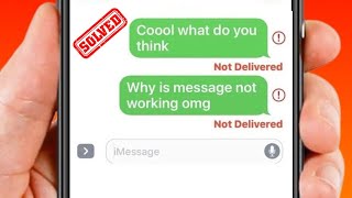 iPhone Not Sending Text Messages || How to Fix Message Not Sending on iPhone iOS 16