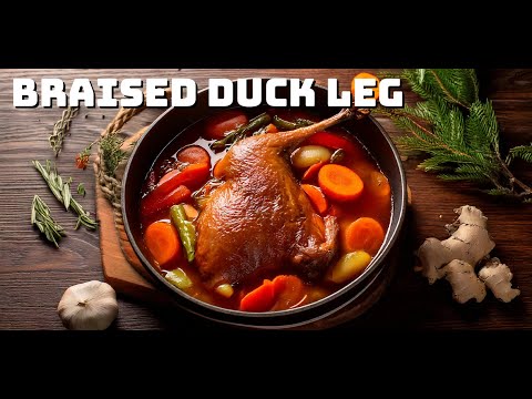 Holiday Feast: Red Wine Braised Duck Leg