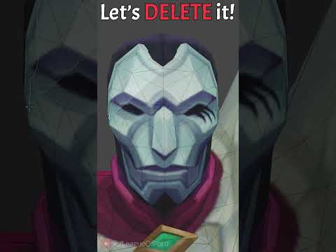 I REMOVED Jhin's mask! #Shorts