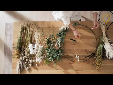 Interliving: Dekoring mit Trockenblumen basteln
