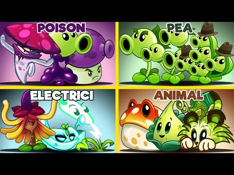 PvZ 2 T eam Poison  Peashooter Electrici Animal Vs Team Zombies-Which Team Is The Best?