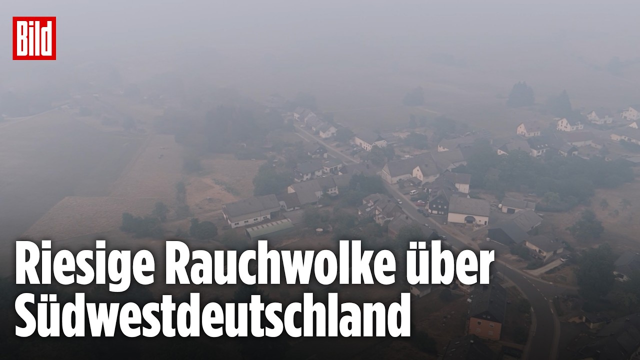 Rauch, überall Rauch!: Belgien-Brandwolke zieht bis nach Deutschland