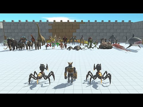 GHOR HAMMER WITH 2 VONTIS VS BOSS & MINIBOSS - Animal Revolt Battle Simulator