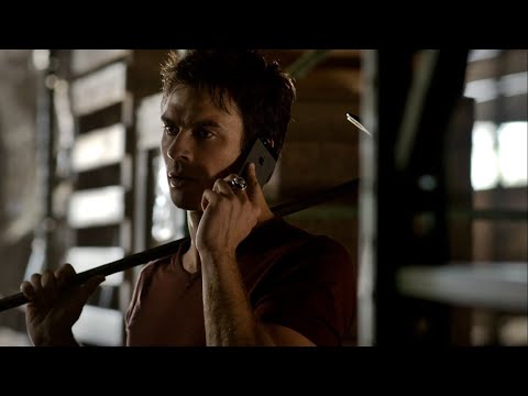 TVD 5x6 - Qetsiyah tells Damon to kill Silas before sundown, otherwise she will kill Elena | HD