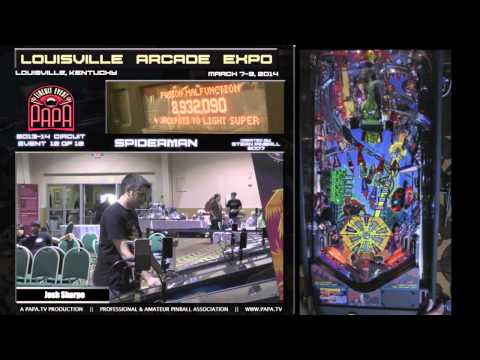 Louisville Arcade Expo 2014 Pinball Tournament - Final Round