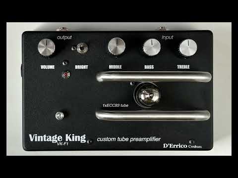 D'Errico Custom VK-F1 preamp (Alembic F2B) - Matte Black image 12