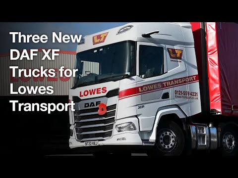 Three New DAF XF Trucks for Lowes Transport