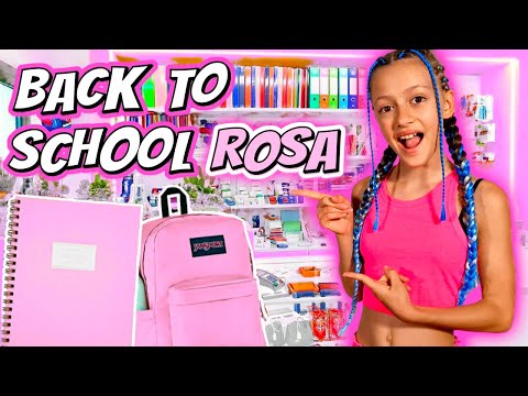 BACK TO SCHOOL compro materiale scolastico di un solo colore ROSA si torna a scuola! (2 media)
