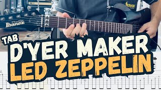 Led Zeppelin - D'yer Mak'er | TAB Vídeo Tutorial