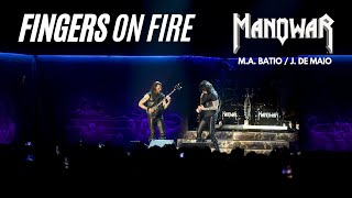 MANOWAR&#39;s Michael Angelo Batio And Joey De Maio Burning In The Shred Zone - Live On Stage