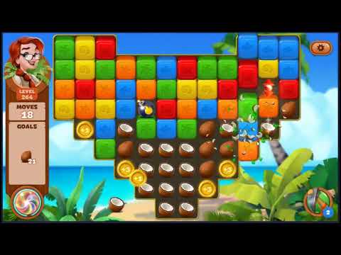 Lost Island Blast Adventure Level 264 - NO BOOSTERS 🏝️ | SKILLGAMING ✔️