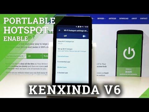 How to Create Hotspot in KENXINDA V6 - Portable Hotspot