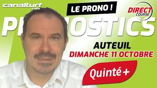 emission video des courses turf pmu du Dimanche 11 octobre 2026