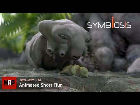 Cute SciFi CGI 3D Animated Short Film SYMBIOSIS  Animation by Mitchell Counsell of Sheridan